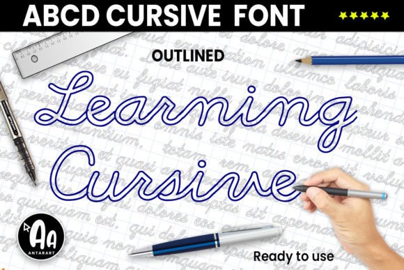 Abcd Cursive Outlined Review