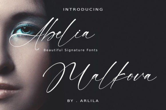 Abelia Malkova: A Dazzling Script Font