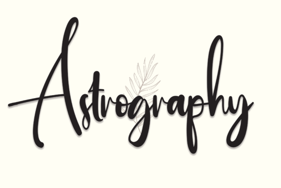 Astrography: A Bold Script for Designers