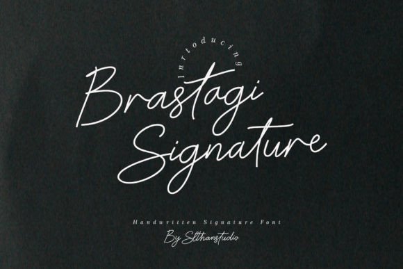 Brastagi Signature Font for Web Design
