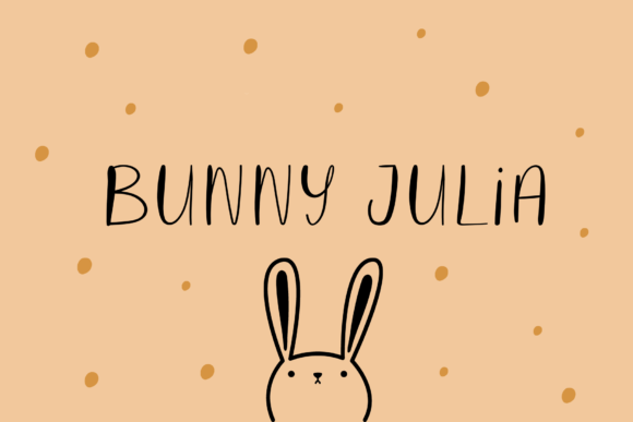 Bunny Julia: A Handwritten Font for Creative Projects