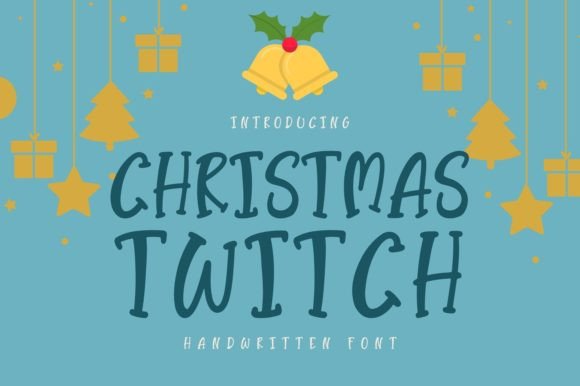 Christmas Twitch Font for Creative Projects