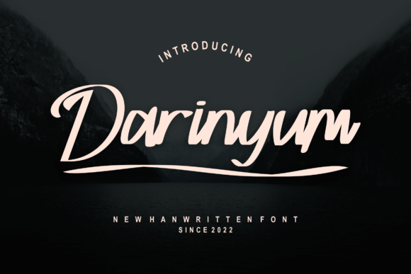 Darinyum: A Modern Handwritten Font for Crafters