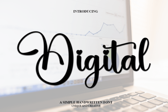Digital: A Modern Handwritten Font for Business