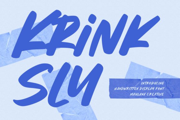 Discover Krinksly, a Stylish Handwritten Font