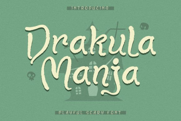 Drakula Manja – Playful Scary Font