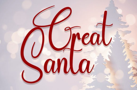 Great Santa: A Handwritten Font for Editorial Magic