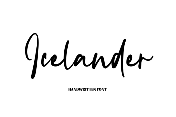 Icelander: A Stylish Script Font for Campaigns