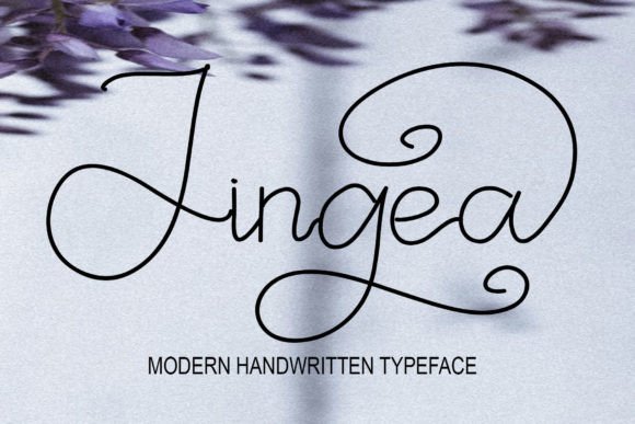 Jingea: A Handwritten Script Font