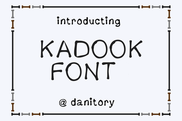 Kadook: A Handwritten Font That Feels Like a Quiet Conversation