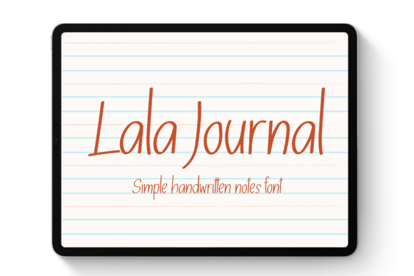 Lala Journal: A Handwritten Font for Creative Projects