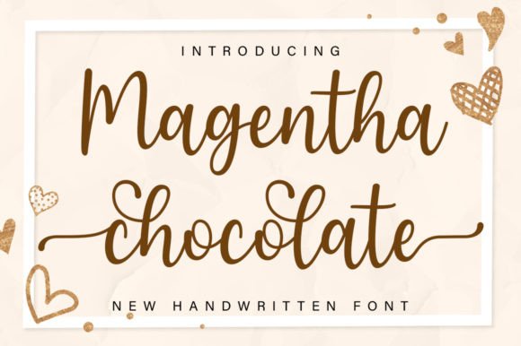 Magentha Chocolate: A Script Font That Elevates Digital Branding