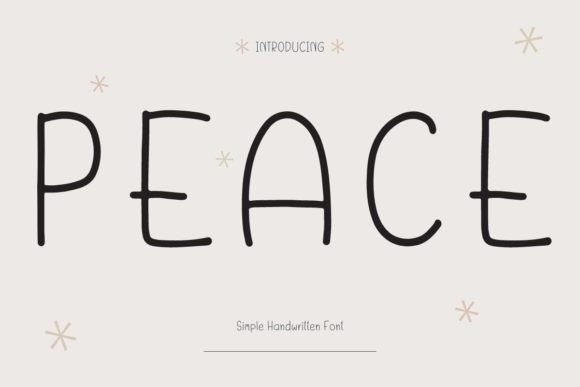 Peace Font: A Calm in the Chaos of Design