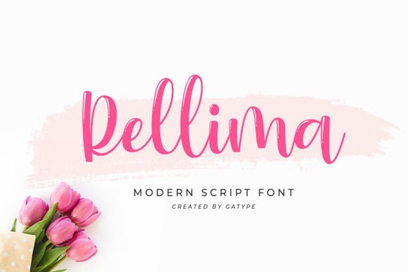 Rellima: A Modern Script Font for Editorial Design