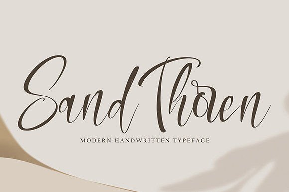Sand Thoren: A Dazzling Script Font