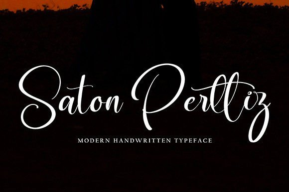 Saton Perttiz: Elegant Handwritten Font