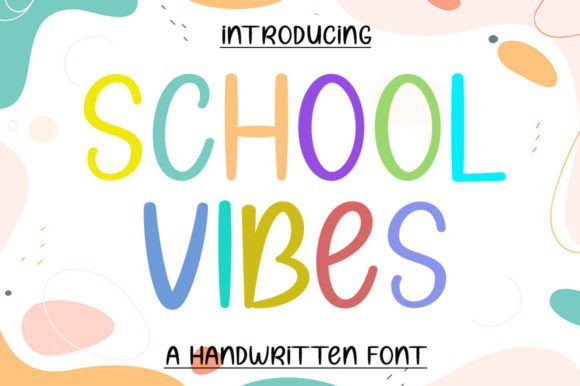 School Vibes Font for Creative Marketing