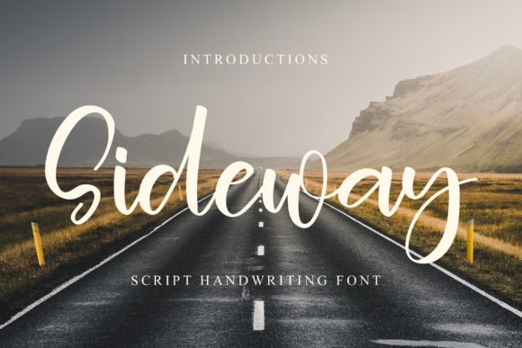 Sideway Font: Modern Script for Web Design